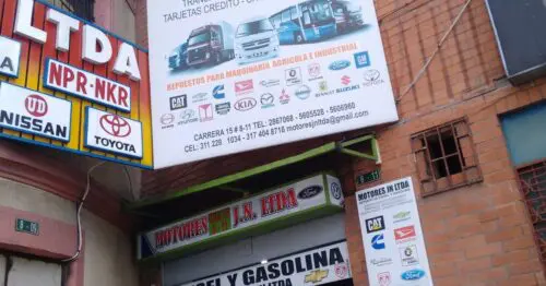 MOTORES JN LTDA CARRERA 15 CON 8 MOTORES JN LTDA CARRERA 15 CON 8